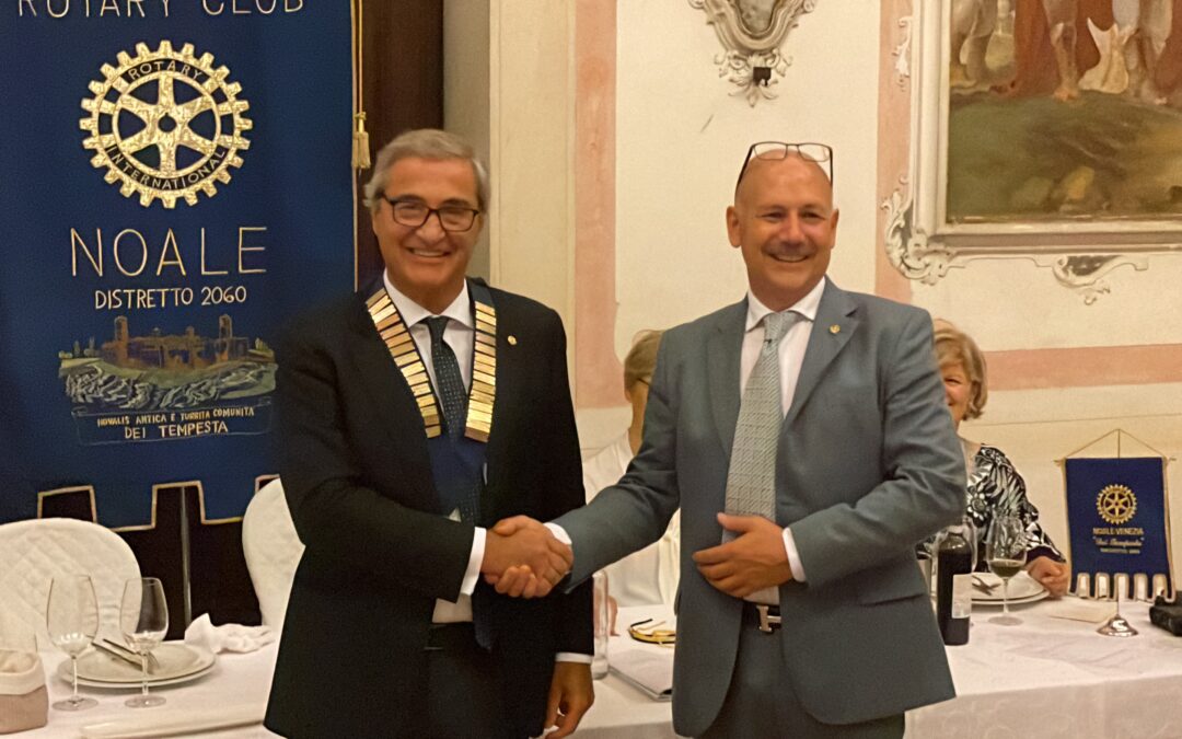 Nuovo Presidente del Rotary Club Noale dei Tempesta: Ernesto Marciano